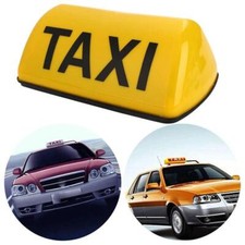 12v Taxi Cab Sign Roof Top Topper Car Magnetic Lamp LED Light Waterproof