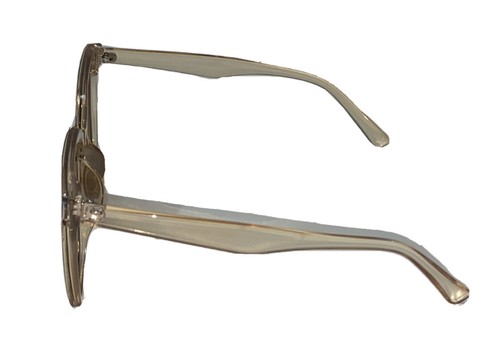 Gafas de sol Feisedy unisex vintage cuadradas polarizadas cristal de champán B2600 - Imagen 3 de 5