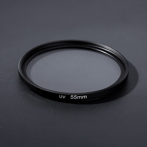 55 mm UV Ultraviolet Lens Glass Filter for Nikon/Sony/Canon/Minolta Camera Black - Picture 2 of 6