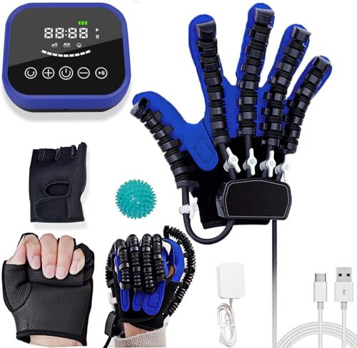 Robot de rééducation gants main poignet doigt entraînement pour lésions nerveuses AVC - Photo 1/28