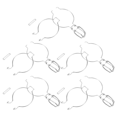 COLLBATH 10 Pinces à Bocaux Acier Inoxydable - Boucles Métalliques Verrouillage Renforcé COLLBATH 10 Pinces à Bocaux Acier Inoxydable - Boucles Métalliques Verrouillage Renforcé