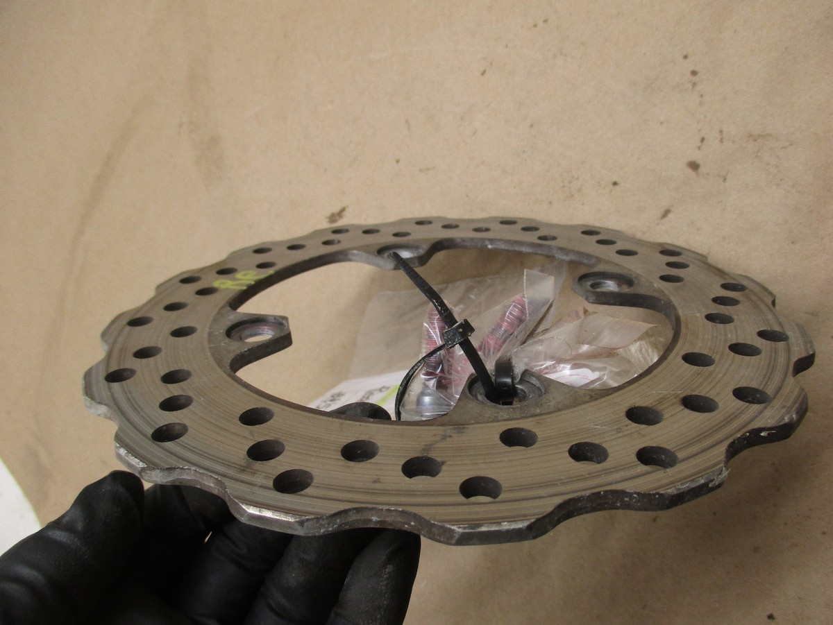 Kawasaki ZX636 2006 (3357) rear disc brake / rotor | eBay