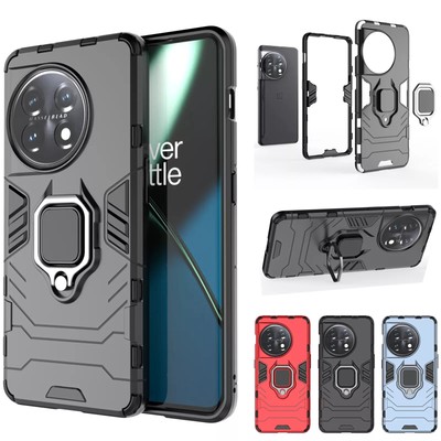 Shockproof Armor Protective Ring Gel Case Hybrid Stand Cover For Oneplus 11