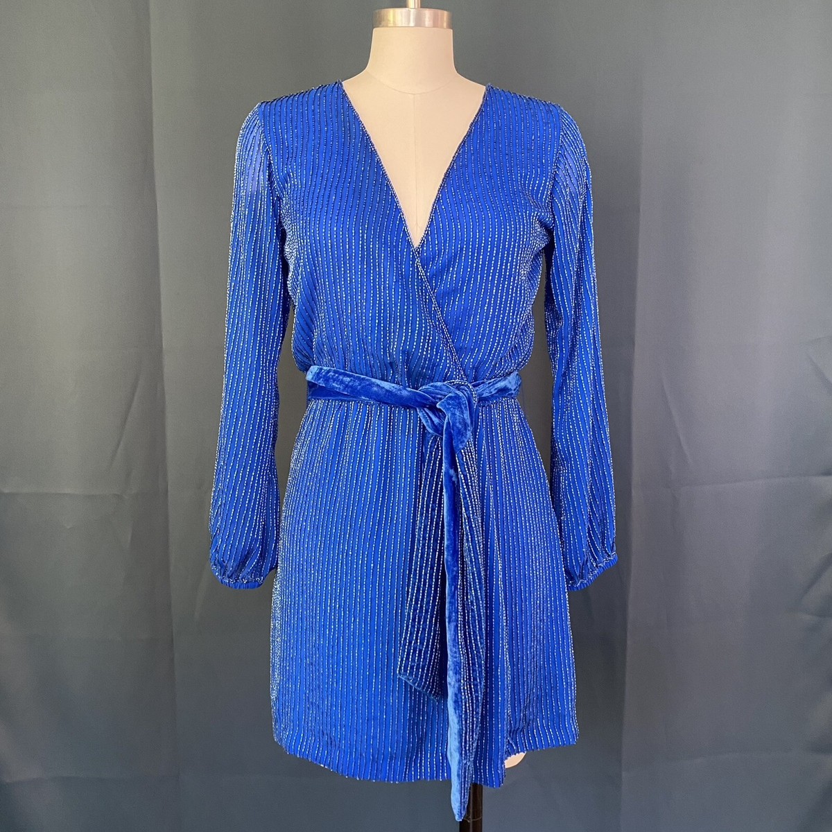 karina grimaldi beaded dress Karina Grimaldi Garda Beaded Dress (XS)