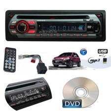 AUTORADIO FM STEREO PER AUTO SLOT USB CD AUX MP3 WMA SD FRONTALINO RIMOVIBILE