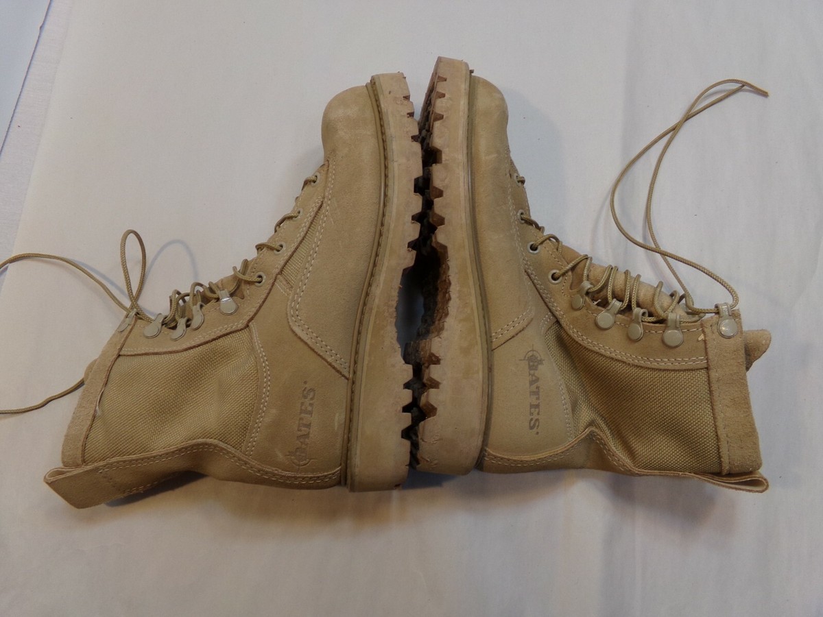 Bates GoreTex Military Boots Desert Tan 03-D-0321 Combat E30500C Size 9 W 9W Bates Military ? USMC Hiking Desert Combat Boots 08-D-1099  main image 2