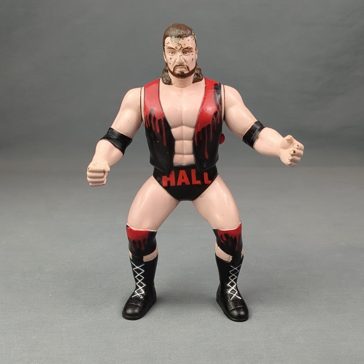 スポーツ選手 nWo&HALL WCW Scott Hall Action Figure - Outsiders NWO 1997 OSFT Vibrating