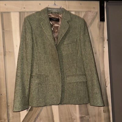 Weekend Max Mara 100% Virgin Wool Jacket Women's 8 Blazer Vintage