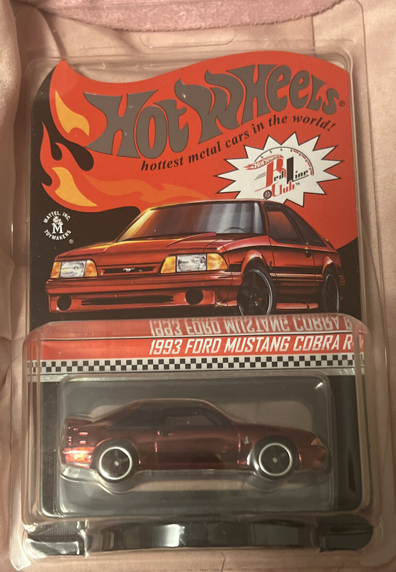Hot Wheels RLC 1993 Ford Mustang Cobra R Red Line Club | eBay