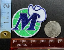 Dallas Mavericks Throwback Patch | 2" x 2" | Iron On & Sew On | Free Ship