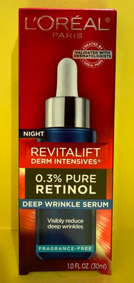 L'Oreal Paris Revitalift Derm Intensives Retinol Night Serum fragrance-free