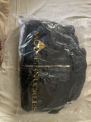 Moose Knuckles Black Gold FurHood Bomber Jacket Size M Men