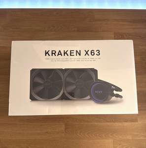 NZXT Kraken X63 280mm RGB AIO Liquid CPU Cooler RL-KRX63-01 New Sealed