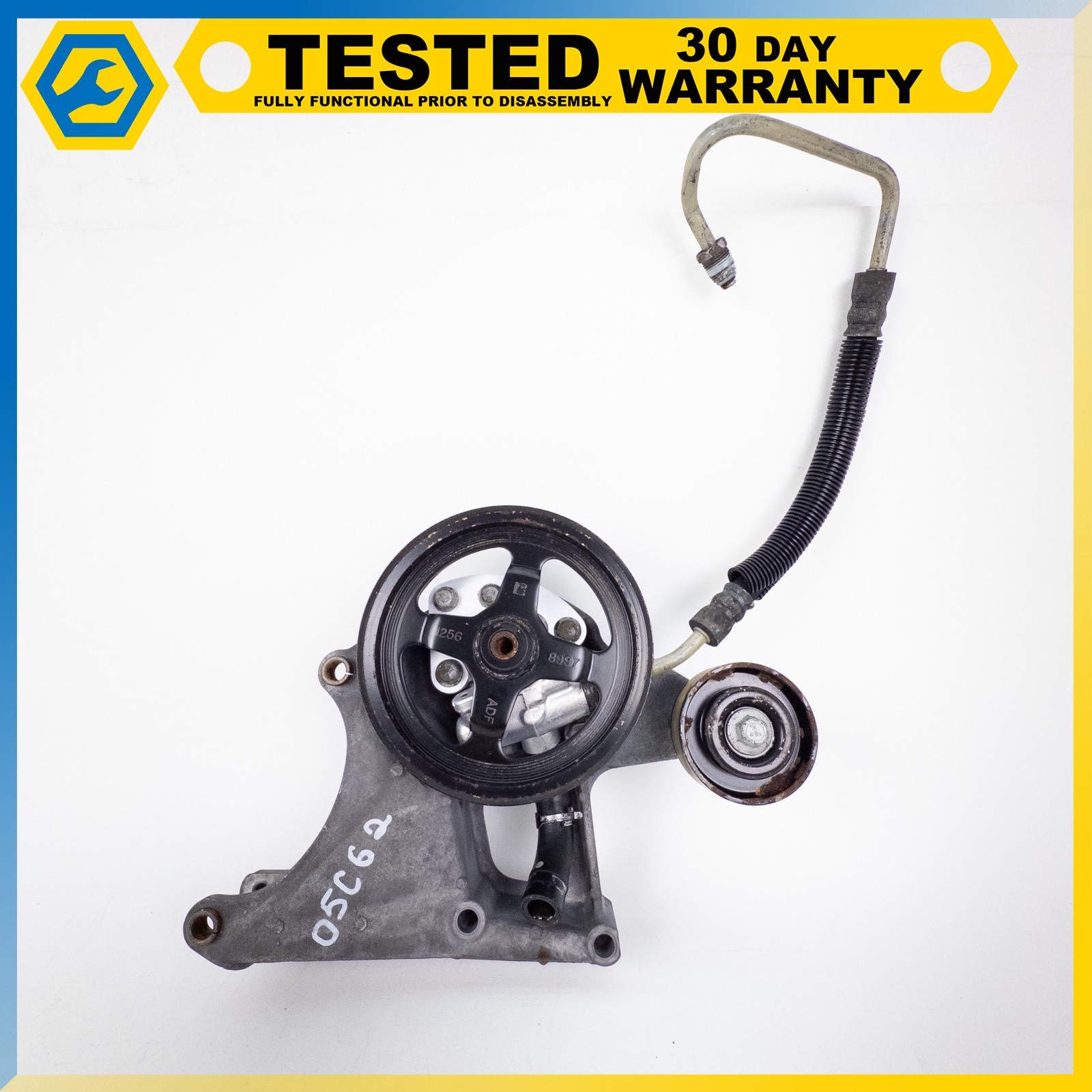 05-07 CHEVROLET CORVETTE C6 6.0L LS2 POWER STEERING PUMP W/ PULLEY OEM
