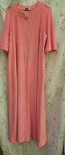 Vtg Vanity Fair Pink Nightgown M House Dress Gown Barbiecore