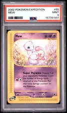 2002 POKEMON EXPEDITION #55 MEW PSA 9