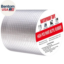 Outdoor Waterproof Butyl Tape, All-Round Sealing Tape Leak Repair Tape, Aluminum