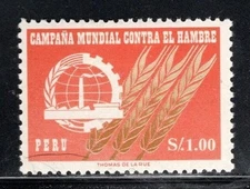 PERU LATIN AMERICA STAMPS MINT HINGED  LOT  119Y