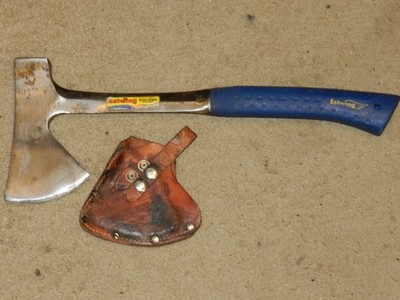 Estwing Hammers Campers Hatchet/Axe Shock Reduction Grip 18'' in Length