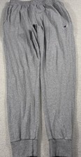 Champion Athletic Performance Jersey Pants Women Small Gray Workout Jogger Pants
