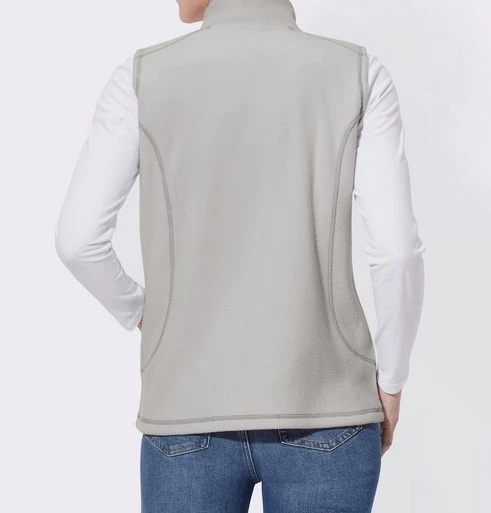 838670 Witt Weiden Damen ärmellose Fleece Weste ohne Arm Gr. 38 - 54 Neu grau