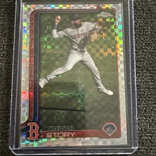 2025 Topps Chrome - Trevor Story #232 X-Fractor