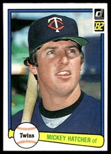 Mickey Hatcher 1982 Donruss #480 Twins MLB READ FREE SHIPPING AutographDen