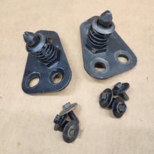 84-96 C4 Corvette Hood Latch Striker Pair Bracket Plates Pin Spring Bolts 84-96 C4 Corvette Hood Latch Striker Pair Bracket Plates Pin Spring Bolts