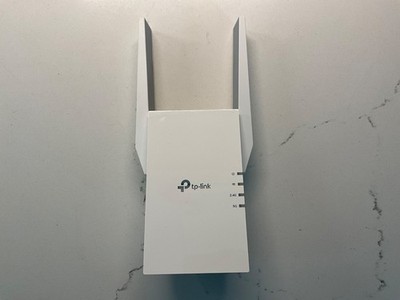 TP-LINK RE603X AX1800 Wi-Fi 6 Dual Band Range Extender WPS Ethernet White