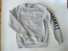 Carhartt Relaxed Fit Sweater Shirt Gray Size 4-5 NWOT