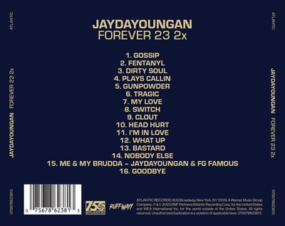 Jaydayoungan - Forever 23 2x [New CD] Explicit, Alliance MOD