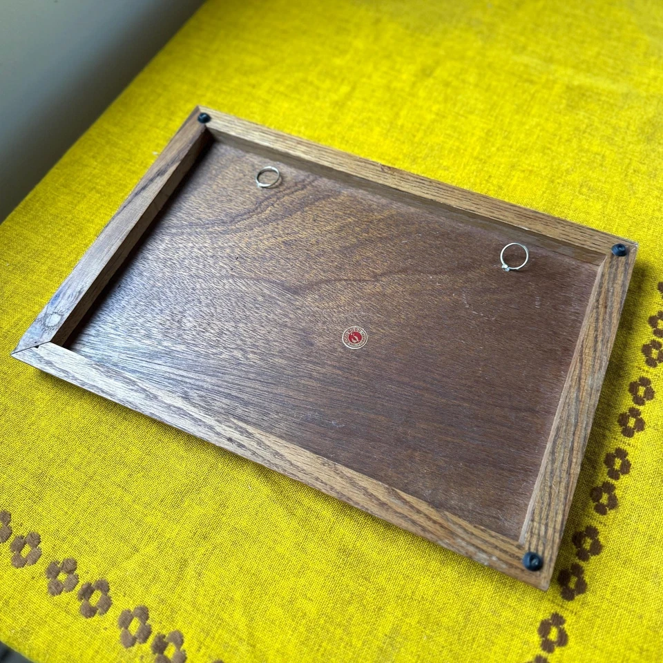 Colgador de pared vintage International Tableworks Heartland azulejo remache Foto 3 de 4