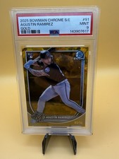 2025 Bowman Chrome Sapphire Edition Gold Agustin Ramirez PSA 9 Marlins 05/50