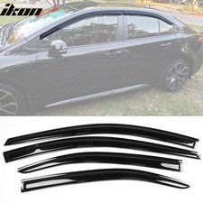 2020-2025 Toyota Corolla Sedan Window Visors Tape On Rain Guard 4PC