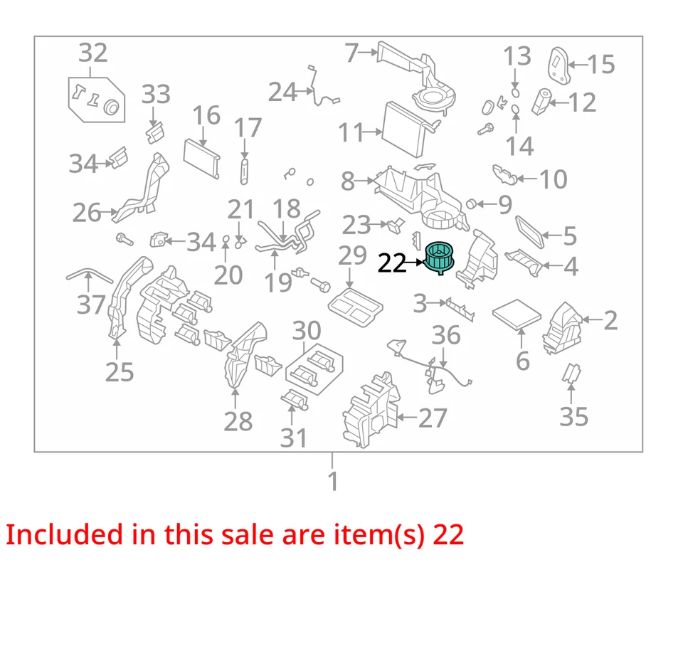 2011 Mazda 6 Heater AC Blower Motor OEM 102K Miles - LKQ406853462 — 第 4/4 张图片