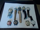 VINTAGE   LOT  OF  9  WRIST WATCHES