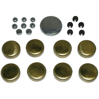 Proform 66557, Kit Freeze Plug for SB Mopar Complete Engine Steel Brass