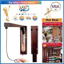 Weather-Resistant Wall Ring Toss Game with Foldable Design for Indoor  Outdo...