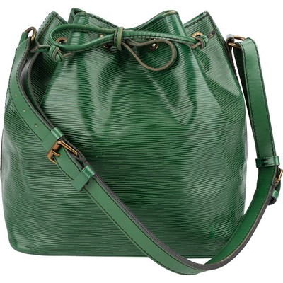 Louis Vuitton Green Epi Leather Sac Noé Petit Shoulder Bag Tasche
