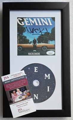 MACKLEMORE CD DISPLAY JSA CERTIFIED COA SIGNED MUSIC AUTOGRAPHED GIFT PRESENT