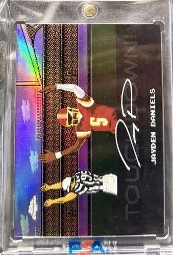 2025 Topps Chrome Jayden Daniels Tecmo Autographs (RAW)