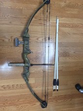 Bear Whitetail II Compound Bow 60# 30” Draw AMO 38” RH Camo