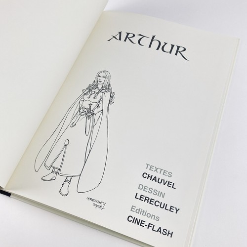 CHAUVEL, LERECULEY, SIMON : ARTHUR, 5 . DELCOURT, 2002 . EO TIRAGE DE TÊTE - Picture 5 of 16