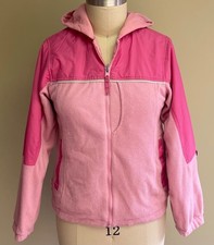 Unbranded Kids Reversible Pink Jacket Windbreaker size large