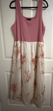 Simply Vera Women's Floral Sleeveless Dress Size XXL Brand New