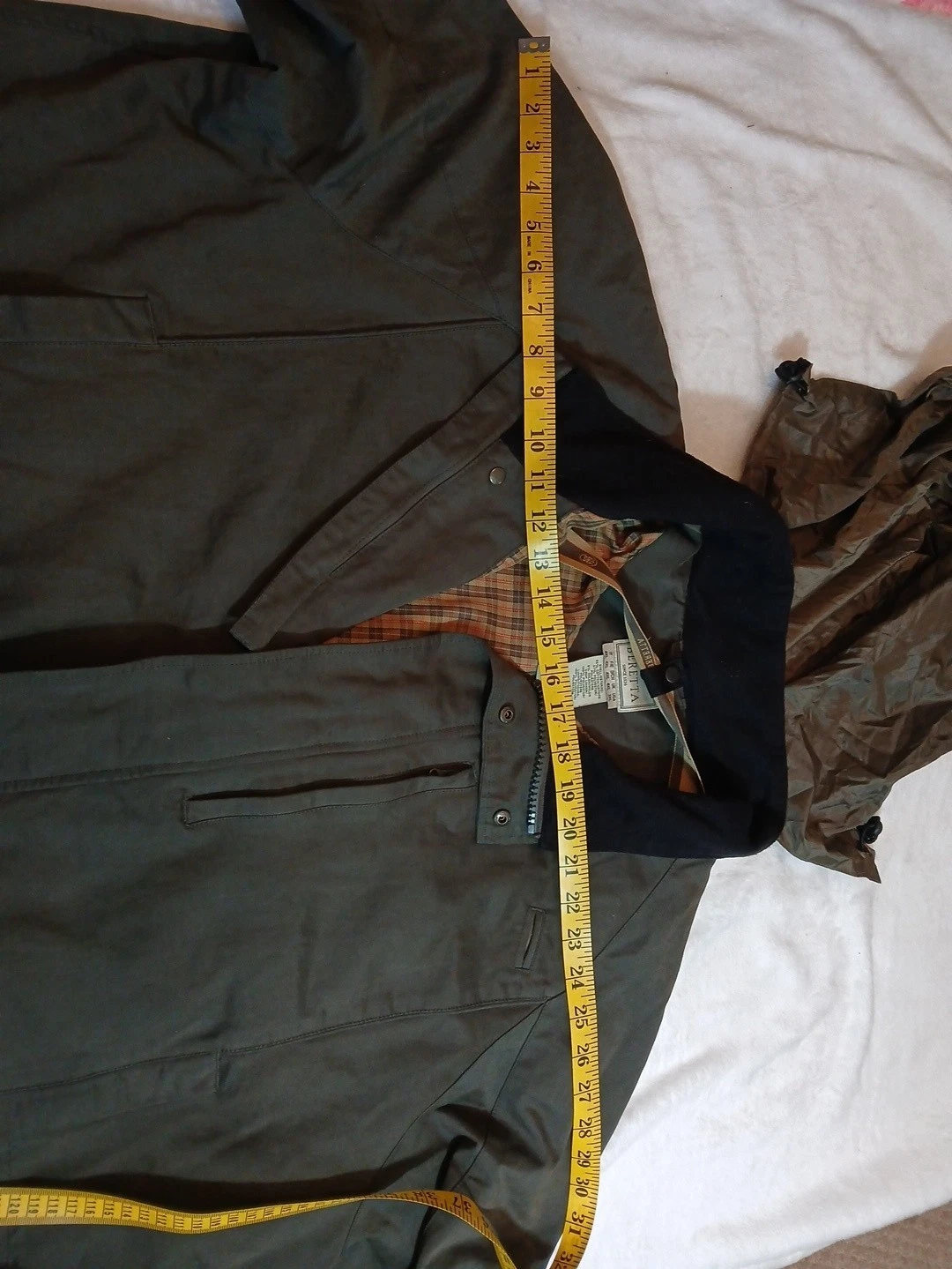 Beretta Field Coat Mens 3XL Green Hunting Shooting Jacket Italian Design EUC image 11