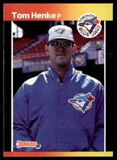 1989 Donruss Tom Henke Toronto Blue Jays #385