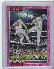 2026 Topps Hopping To It Pink Foil Board Atlanta Braves 118