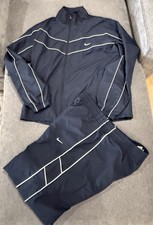 Vintage Nike Athletic Dept. Navy Track Suit Full Zip Windbreaker Men  s Sz XL