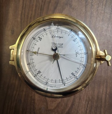 Weems & Plath German Barometer Brass